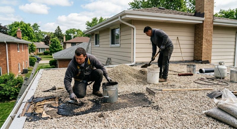Tar And Gravel Roof Repair in Lexington Park, MD
