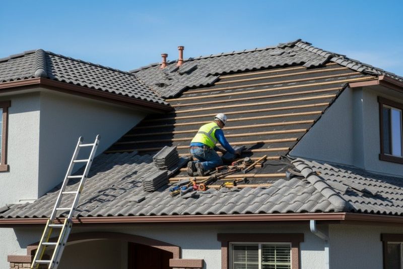Tile Roof Repair in Kinsale, VA