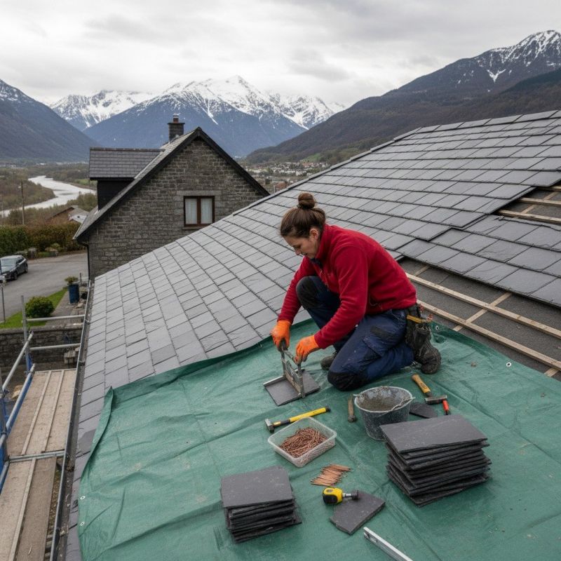 Tile Roof Repair in Kinsale, VA
