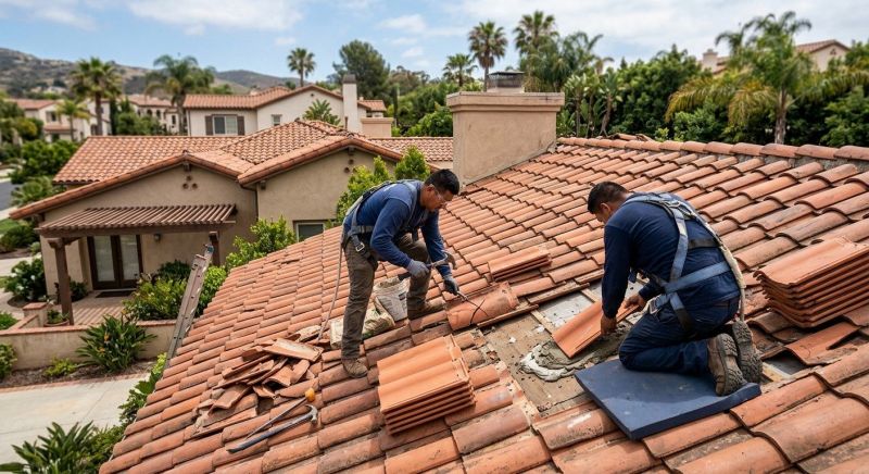 Tile Roof Repair in Montross, VA
