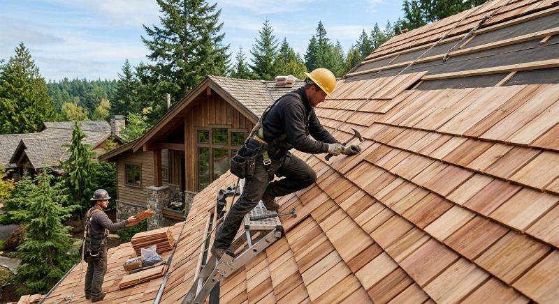 Wood Roofing Installation in Great Mills, MD