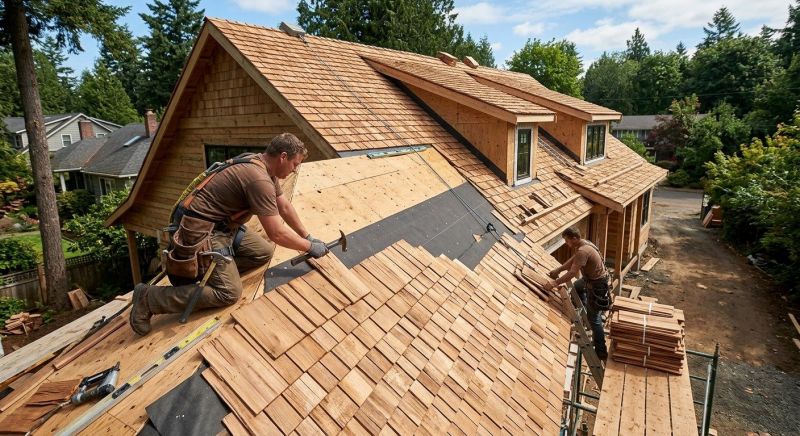 Wood Roofing Installation in Warsaw, VA