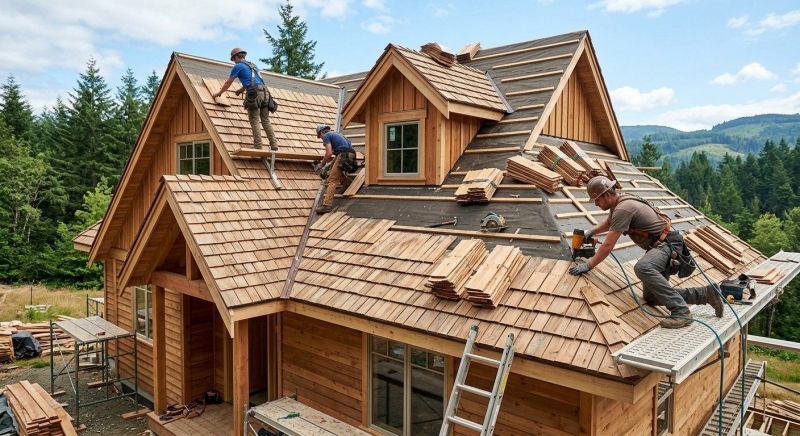 Wood Roofing Installation in Warsaw, VA