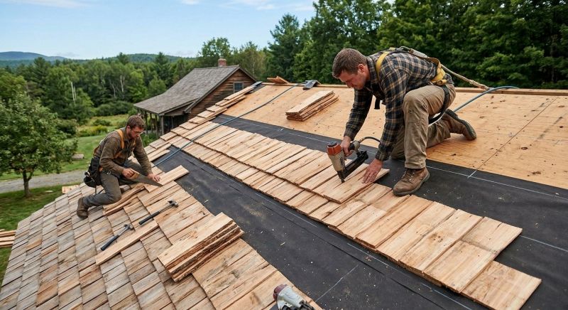 Wood Roofing Installation in Westmoreland County, VA