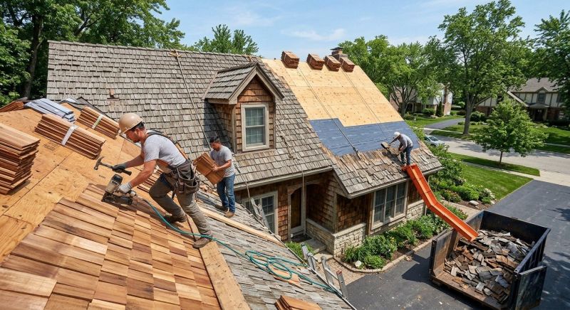 Wood Shake Roof Replacement in Mechanicsville, MD